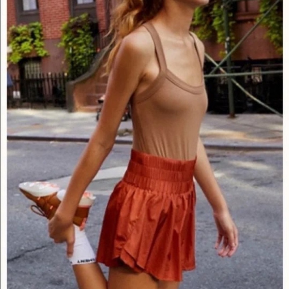 Free People The Way Home Skortsie two toned